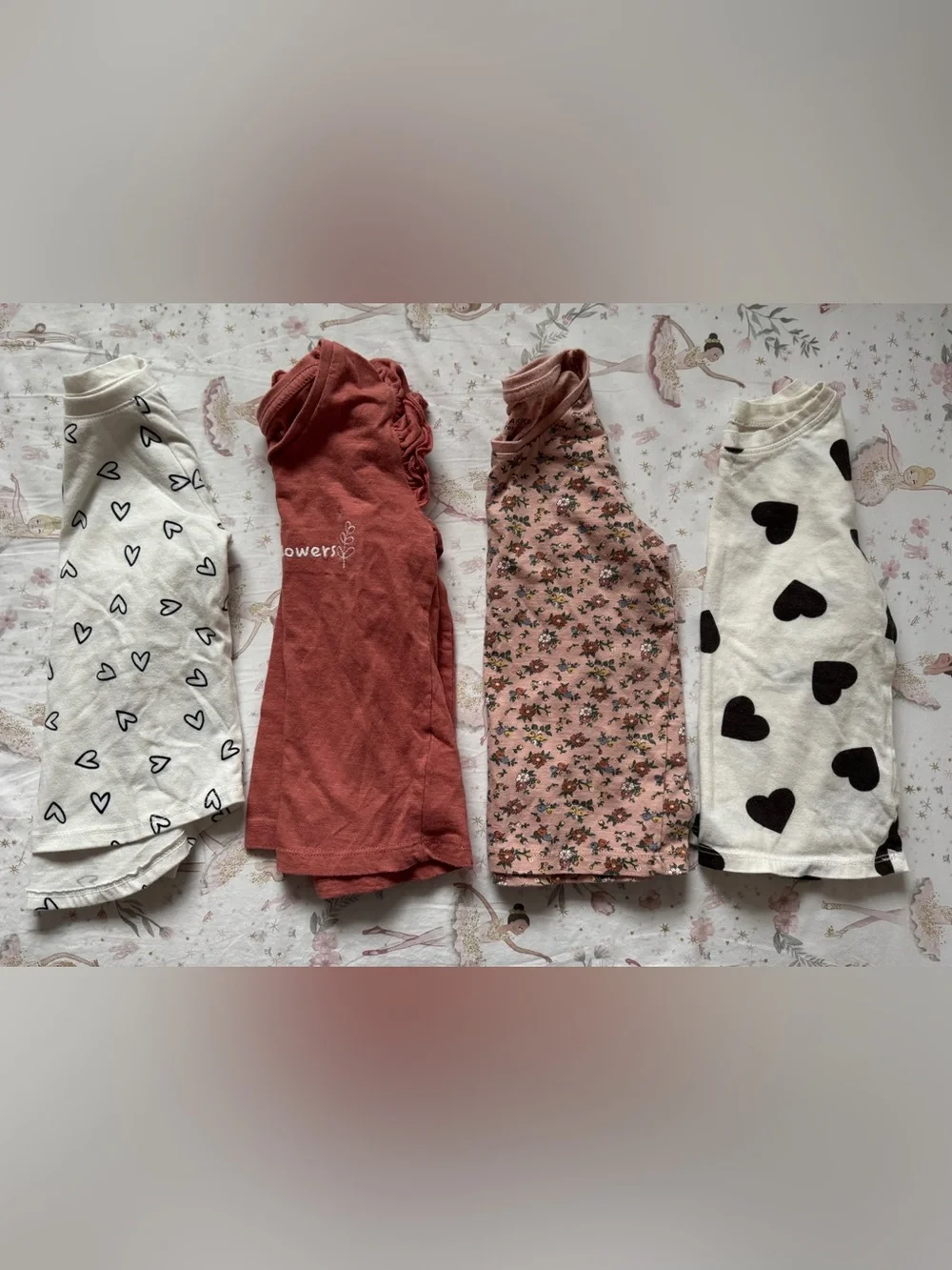 Girls 2T/24-36M Long Sleeve Top Lot of 4 | Primark, Old Navy, Cat & Jack Bundle